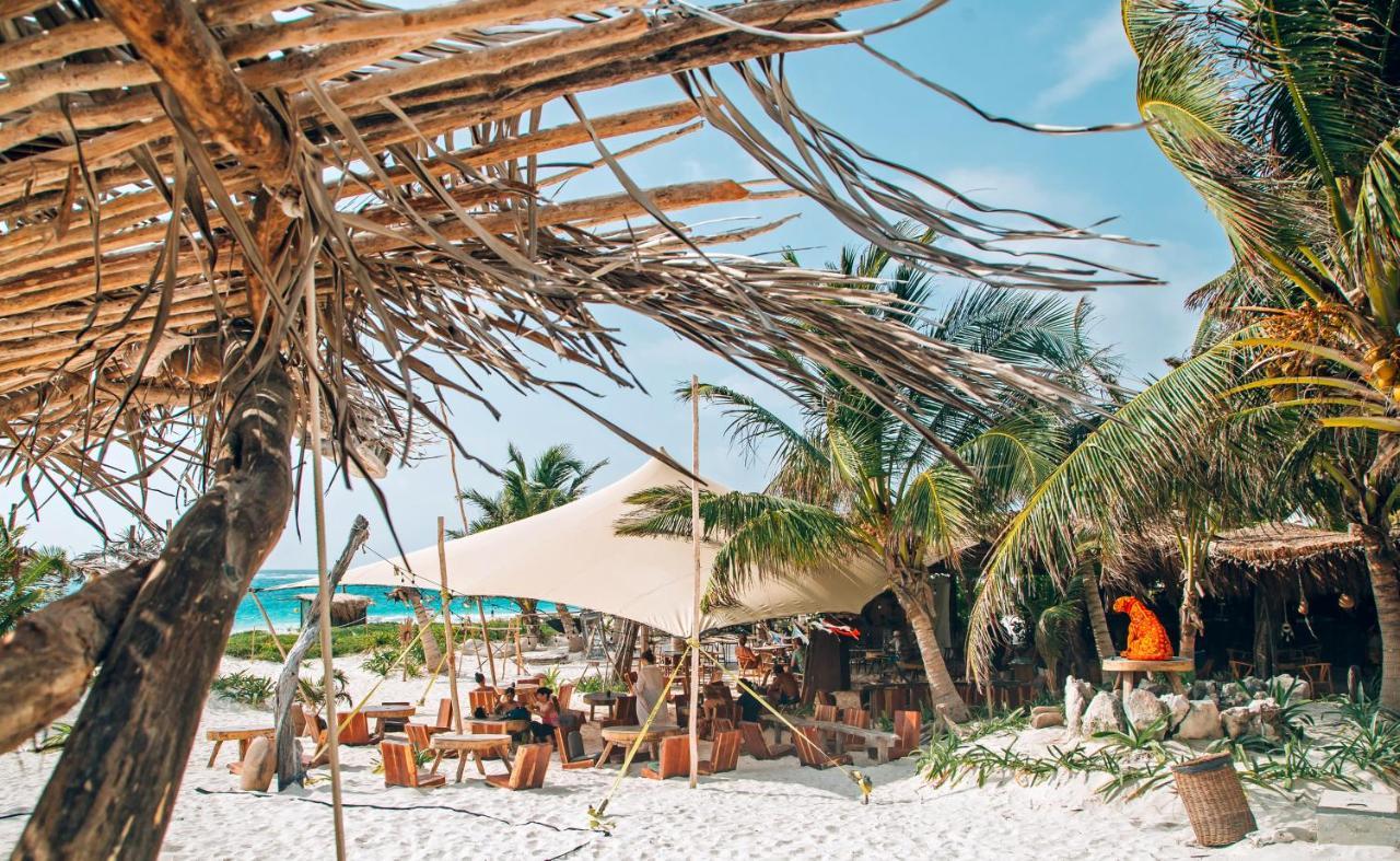 Ikal Tulum Hotel Exterior foto Beach bar in Tulum